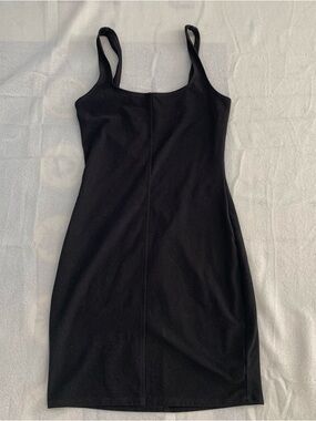 Alo Yoga Alosoft Head Start Dress Black Size XSS Sleeveless Bodycon